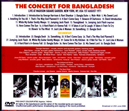 George Harrison & Friends/NY,USA 1971 & more Japanese Broadcast