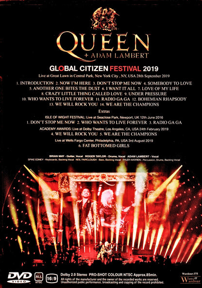 Queen,Adam Lambert/NY,USA 2019 & more