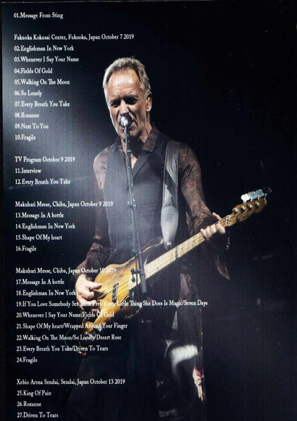 Sting/Japan Tour Collection 2019