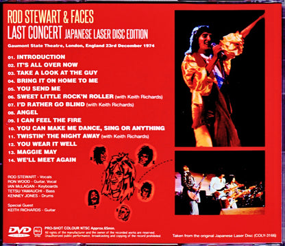 Rod Stewart,Faces/London,UK 1974 Japanese LD Ver.