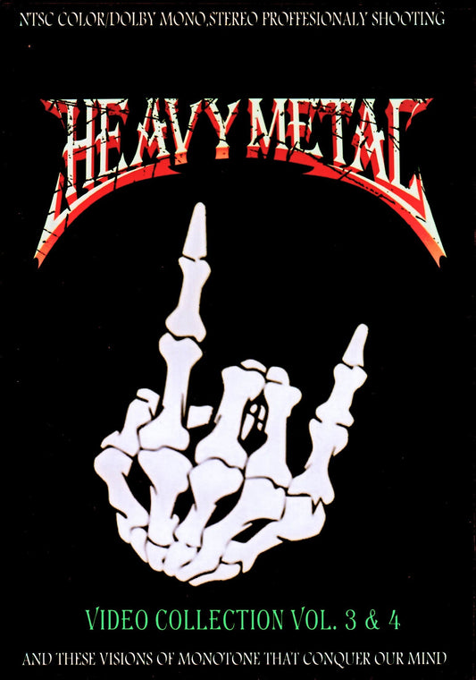 Various Artists Motorhead.Accept,Hammerfall,Amaranthe,Therion/Heavy Metal Video Collection Vol.3 & 4