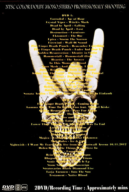 Various Artists Five Finger Death Punch,Machine Head,Firewind,Jorn,Gamma Ray/Heavy Metal Video Collection Vol.7 & 8