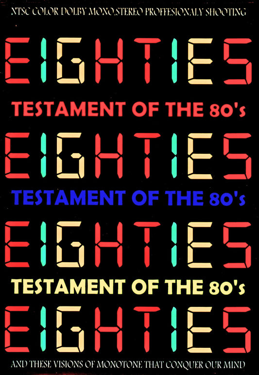 Various Artists Hall & Oates,Rick Astley,Cyndi Lauper,George Michael,Dire Straits,Lionel Richie,Queen/Testament of the 80's
