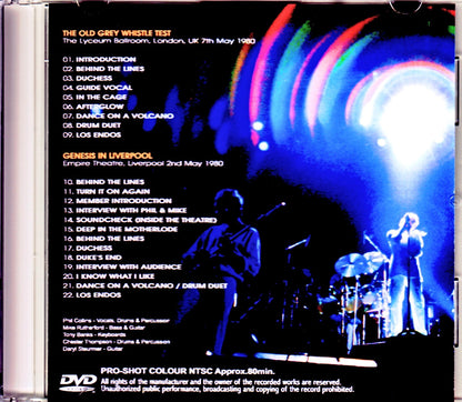 Genesis/London,UK 1980 & more