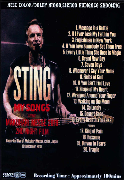 Sting/Chiba,Japan 10.10.2019
