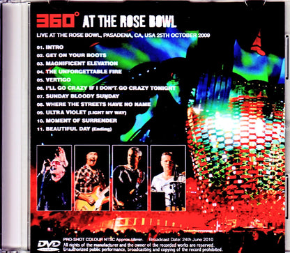 U2/CA,USA 2009 Japanese Broadcast Ver.