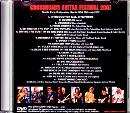 Various Artists Eric Clapton, Derek Trucks, B.B. King, Jeff Beck, Buddy Guy/IL, USA 2007 Japanese Broadcast