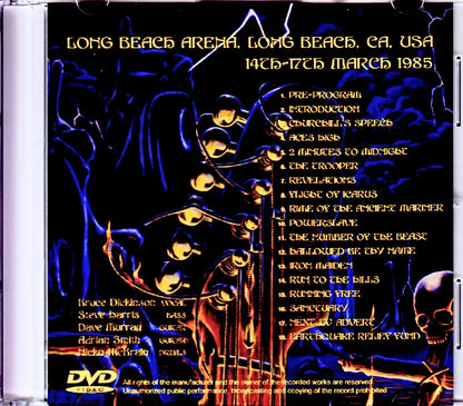 Iron Maiden/CA,USA 1985 Japanese Broadcast