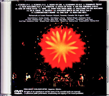 Pink Floyd/Canada 1987 Rehearsals