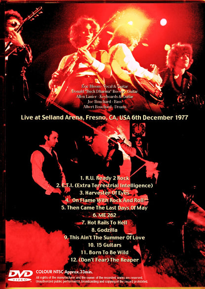 B.O.C. Blue Oyster Cult/CA,USA 1977