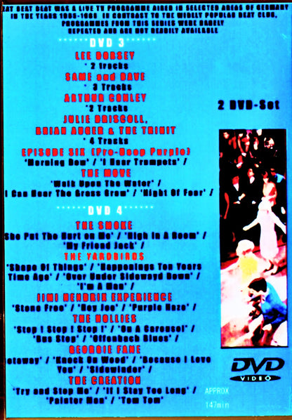Various Artists Sam & Dave,Move,Hollies,Jimi Hendrix,Yardbirds/Germany TV Program 1965-1968 Vol.3+4