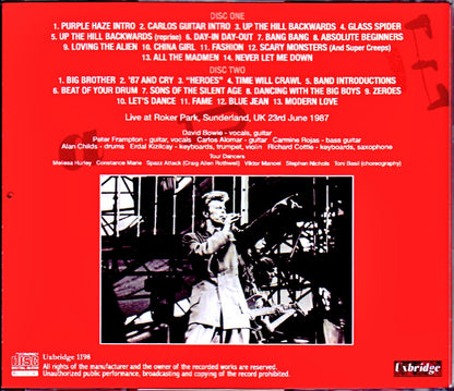 David Bowie/UK 6.23.1987
