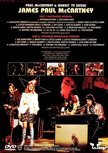 Paul McCartney,Wings/TV Show Extended & Japanese Broadcast Version