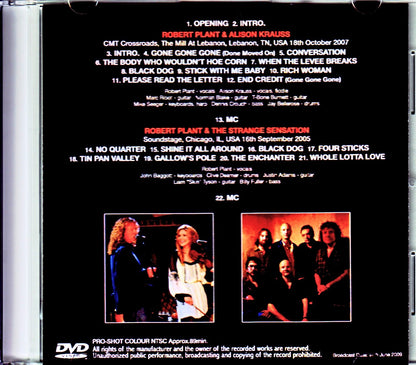 Robert Plant,Alison Krauss/TN,USA 2007 & more