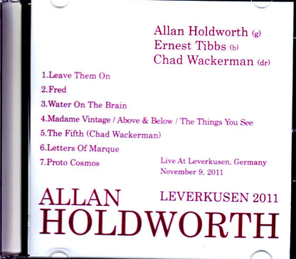 Allan Holdsworth/Germany 2010