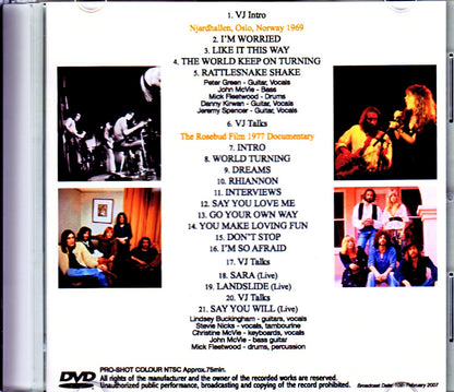 Fleetwood Mac/Norwy 1969 & 1977 Documentary Japanese Broadcast Edition