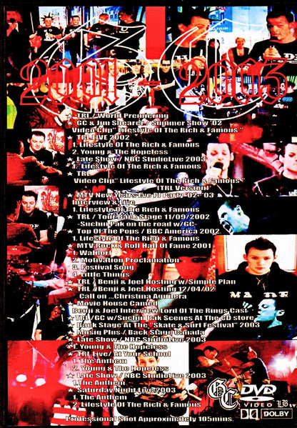 Good Charlotte/TV Performances 2001-2003