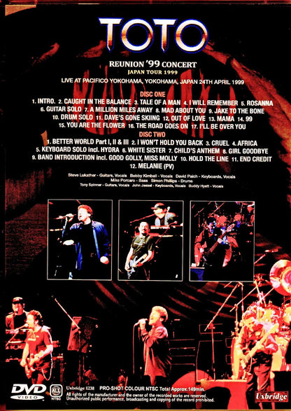 Toto/Kanagawa,Japan 1999 Upgrade