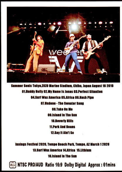 Weezer/Chiba,Japan 2019 & more