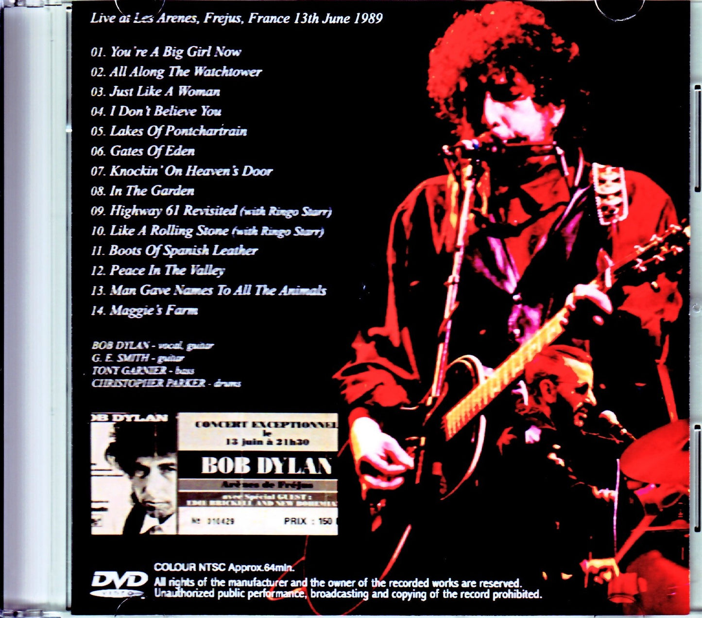 Bob Dylan,Ringo Starr/France 1989