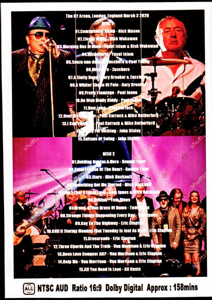 Various Artists Eric Clapton,Rick Wakeman,Tom Jones,Bonnie Tyler,Van Morrison/Lonodn,UK 2020