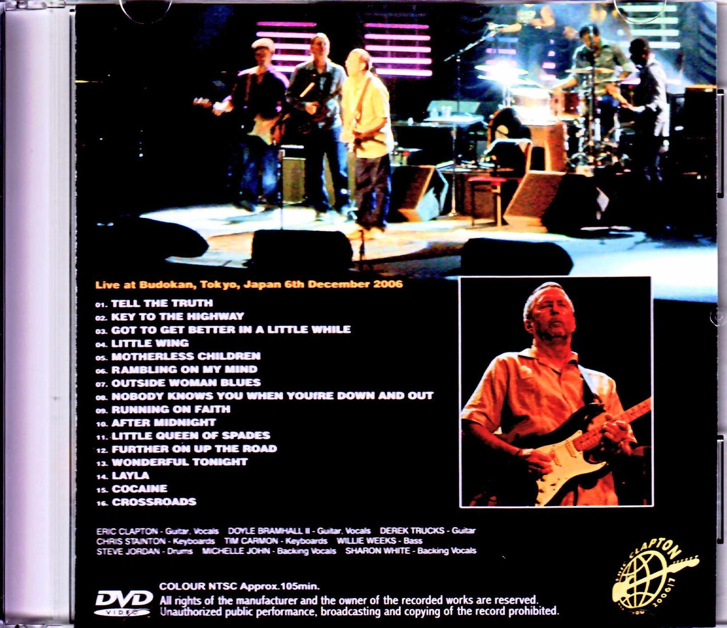 Eric Clapton/Tokyo,Japan 12.6.2006