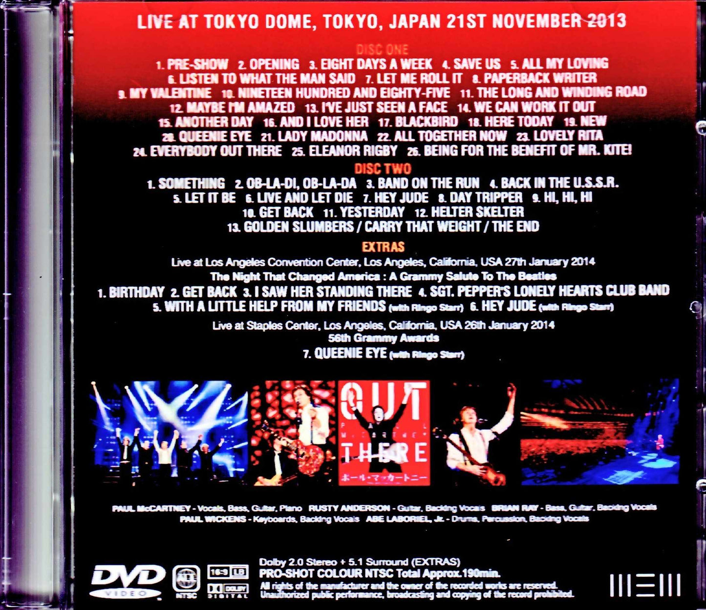 Paul McCartney/Tokyo,Japan 11.21.2013 & more