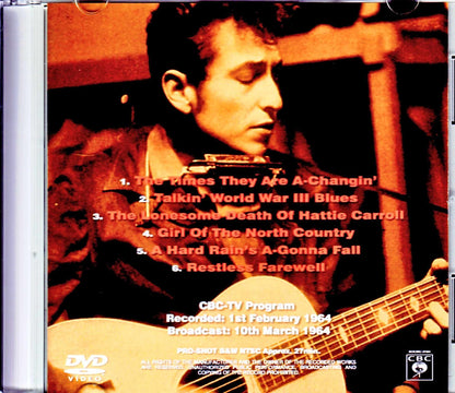 Bob Dylan/CBC-TV Program 1964