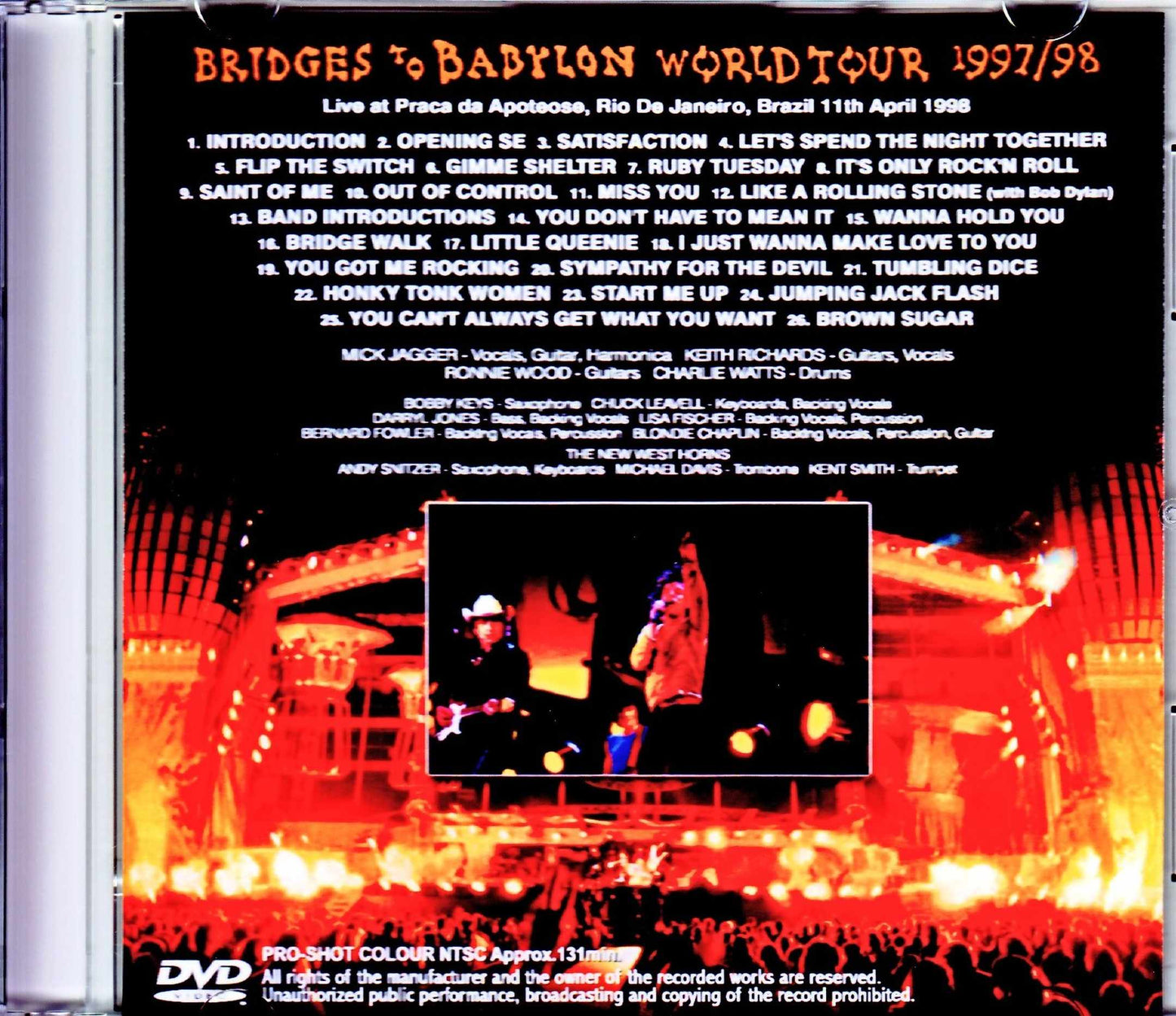 Rolling Stones/Brazil 4.11.1998 TV Broadcast Vesion