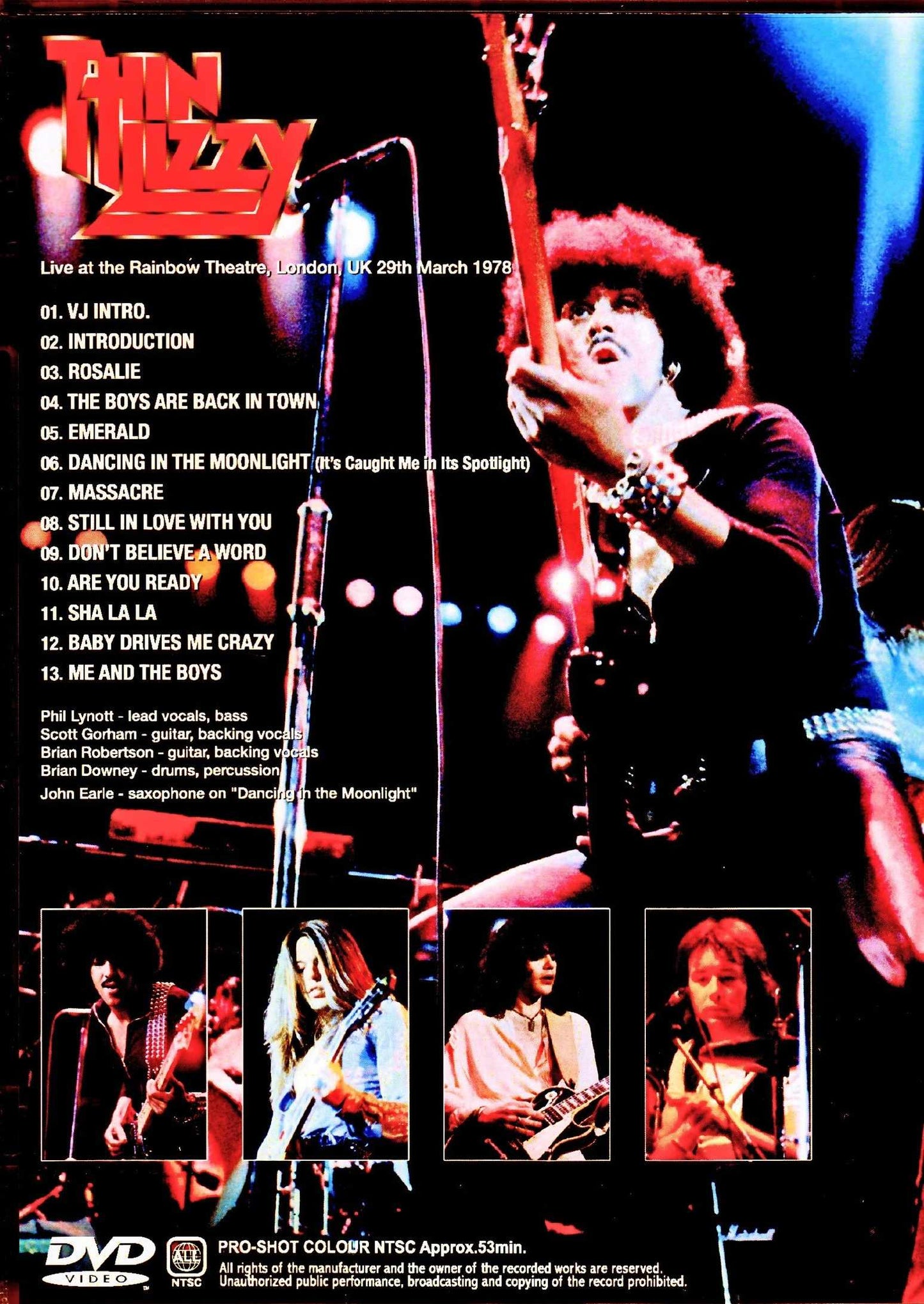 Thin Lizzy/London,UK 1978 Japanese Broadcast Edition