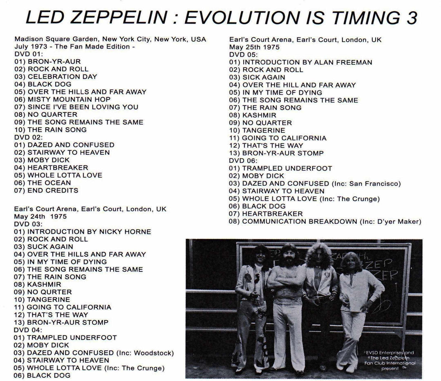 Led Zeppelin/Led Zeppelin History Vol.3