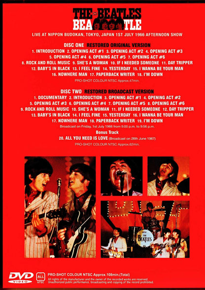 Beatles/Tokyo,Japan 7.1.1966 Afternoon Show Restored & more