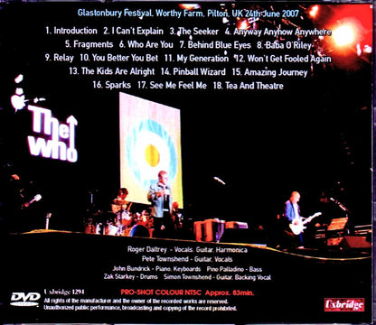 The Who/UK 2007 Upgrade