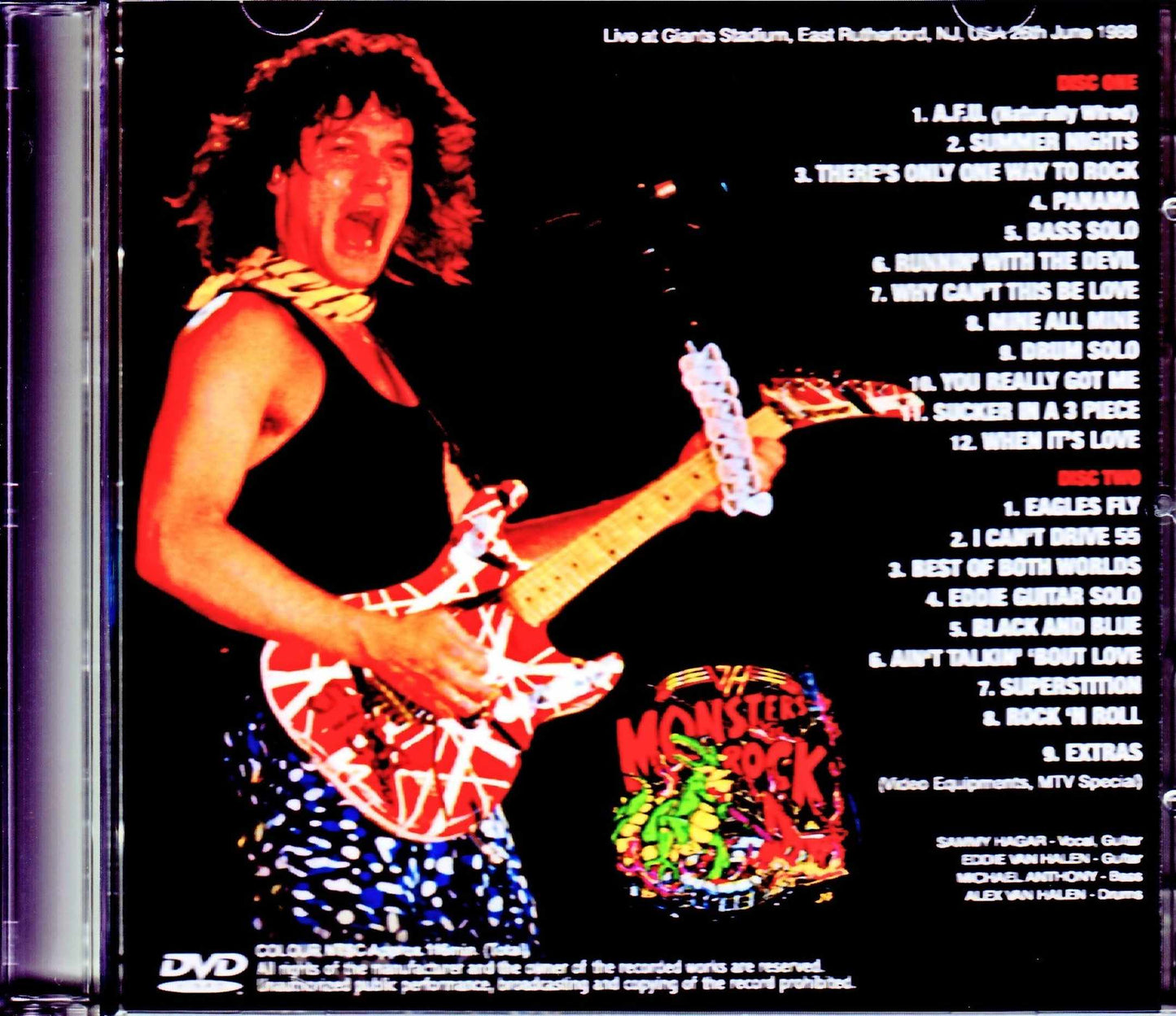 Van Halen/NJ, USA 1988 & more