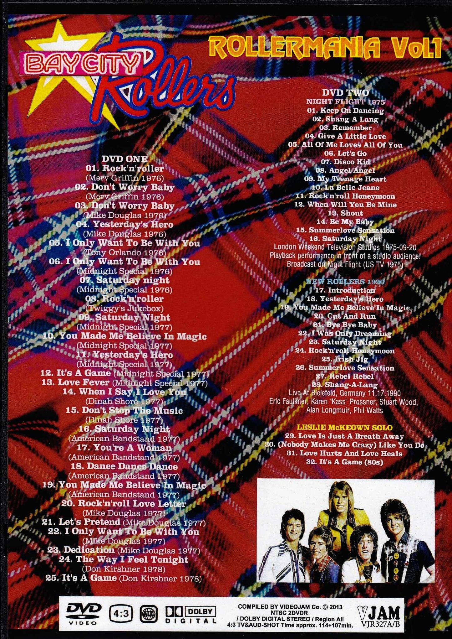 Bay City Rollers/TV Collection Around the World Vol.1