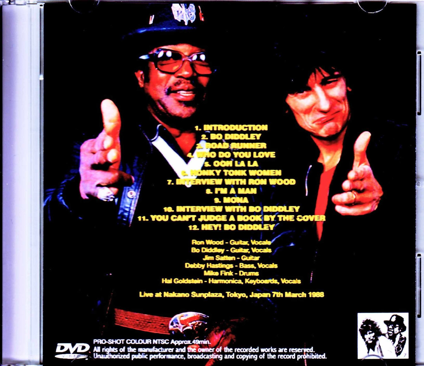 Ron Wood,Bo Diddley/Tokyo,Japan 3.7.1988