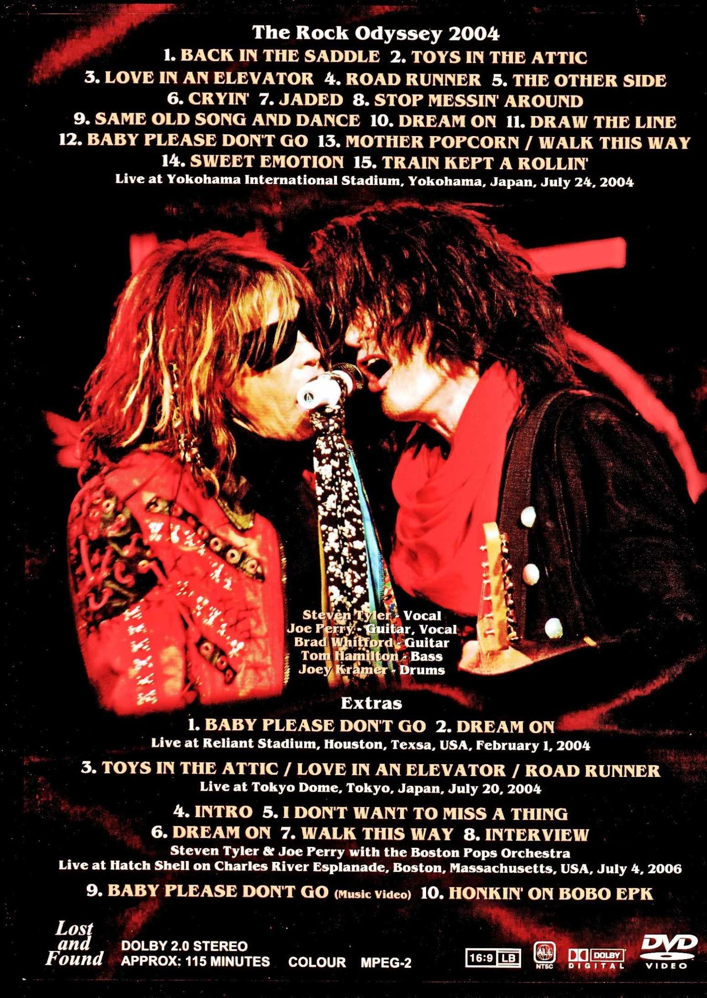 Aerosmith/Yokohama Performance 2004 & Extras