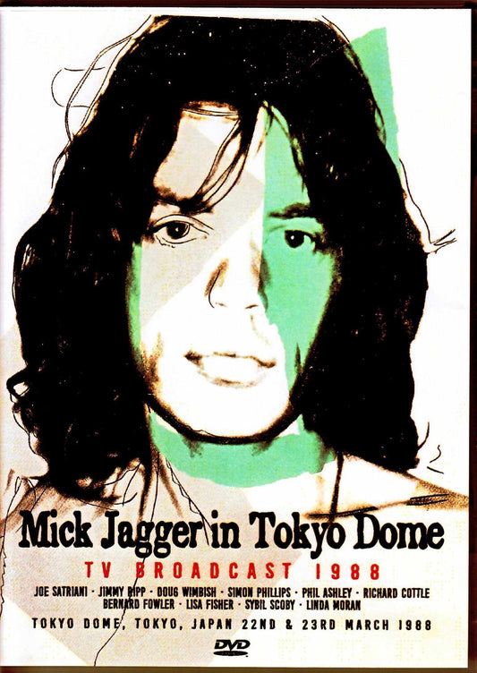 Mick Jagger/Solo Tour Japan Tokyo Dome Performance 1988 2 days broadcast complete version