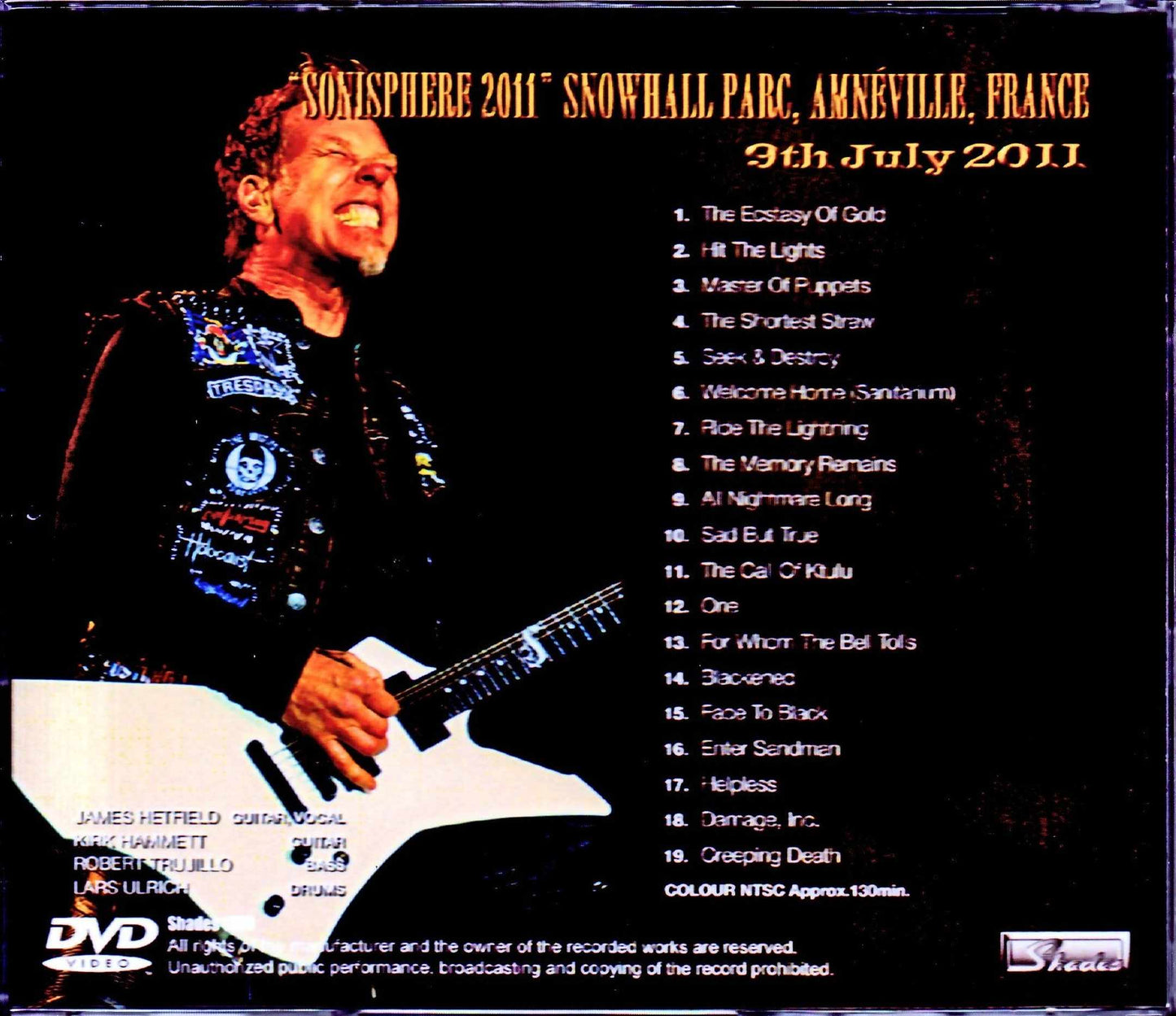 Metallica/France 2011 with Stereo SBD