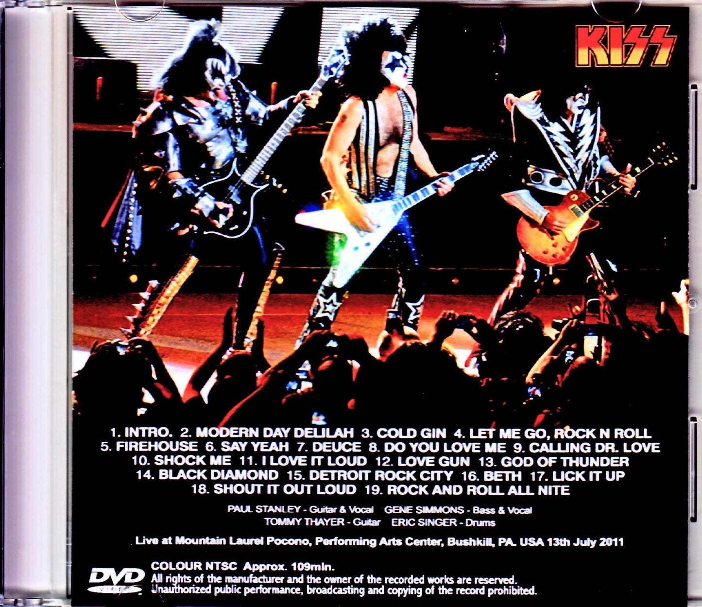 Kiss/UK 2008 Multi Cam