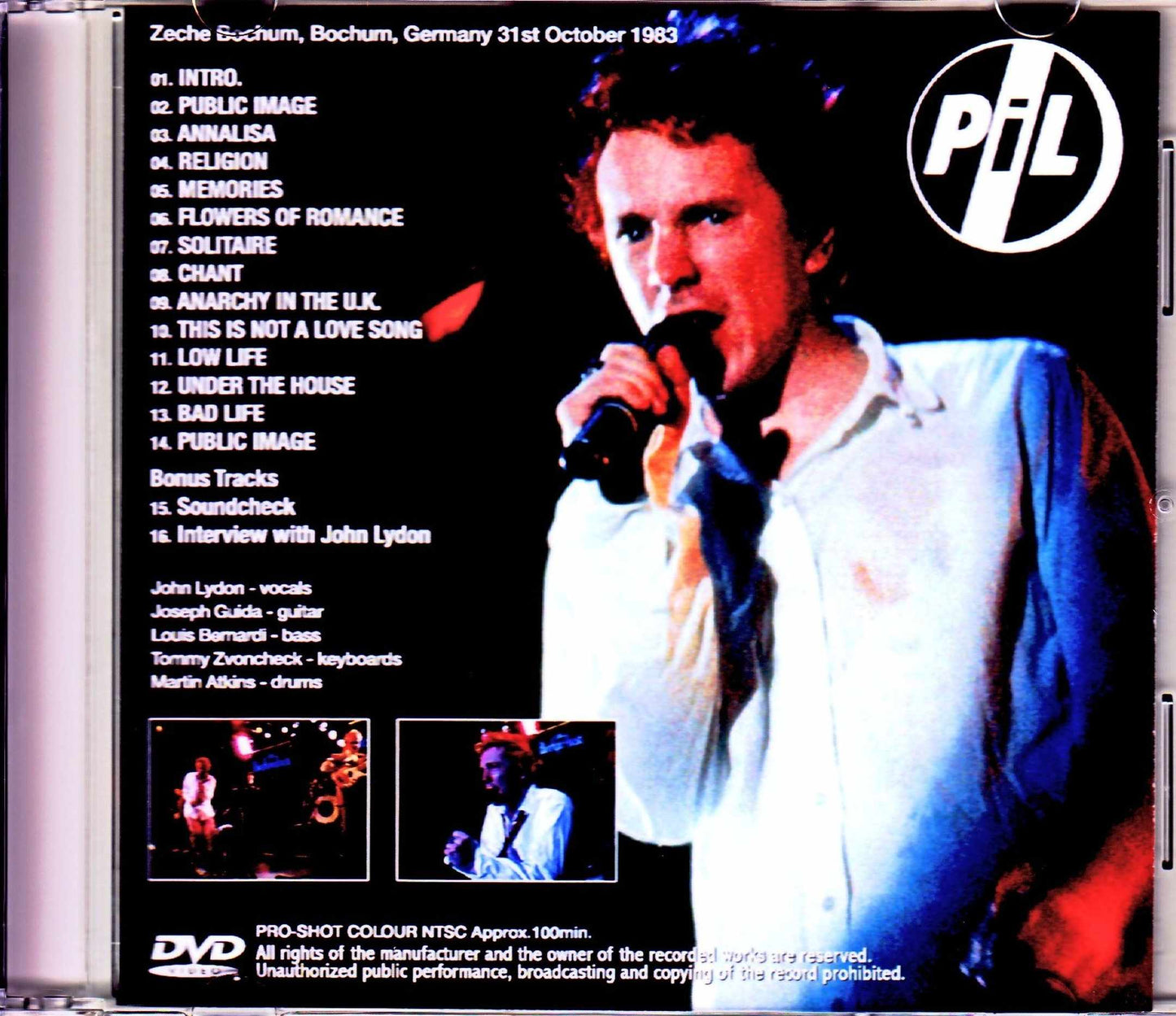 P.I.L. Public Image Limited/Germany 1983