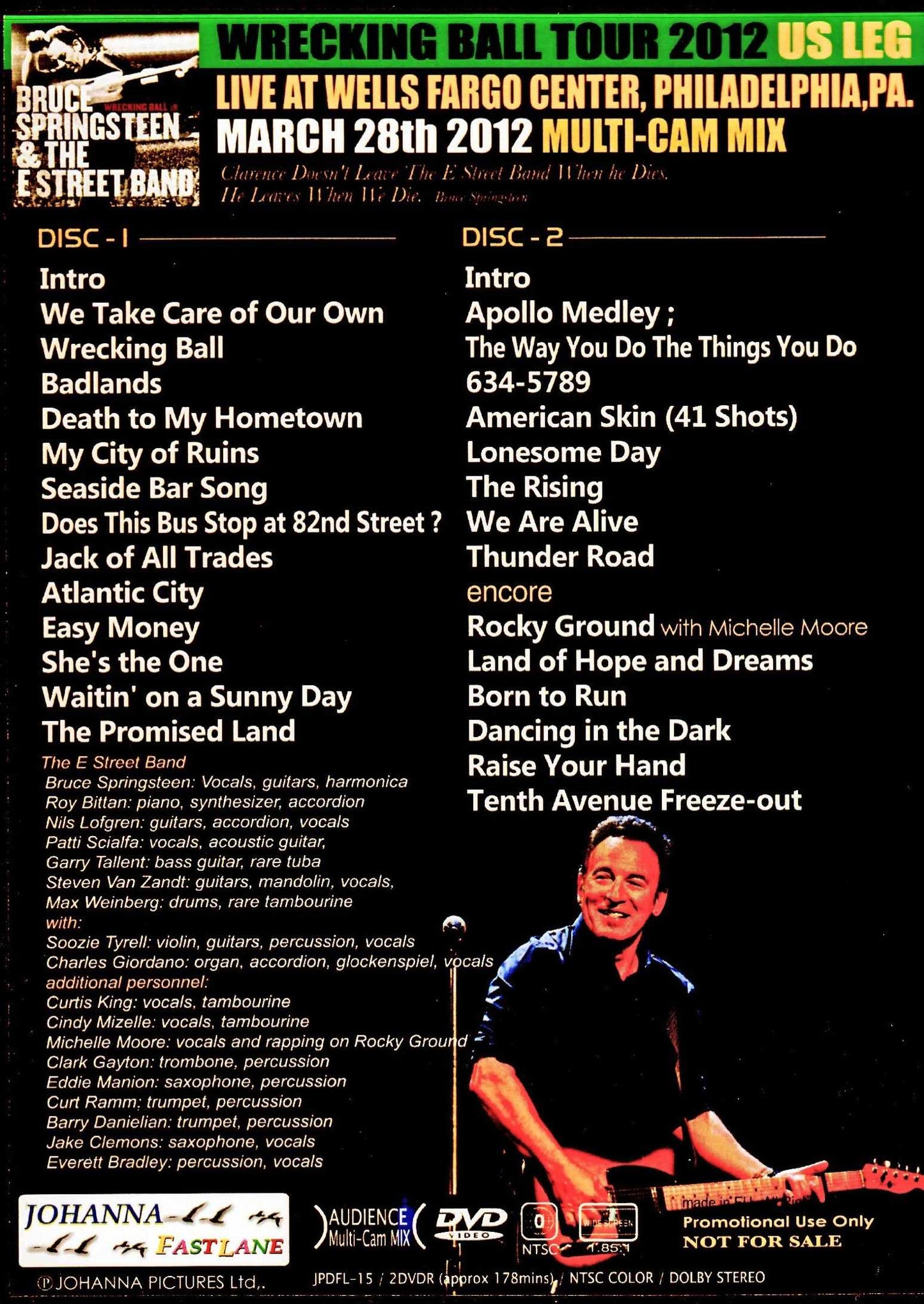 Bruce Springsteen/PA,USA 3.28.2012