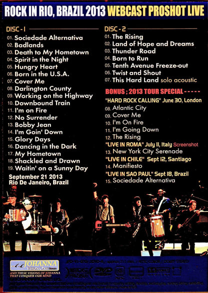 Bruce Springsteen/Live Video Collection 2013