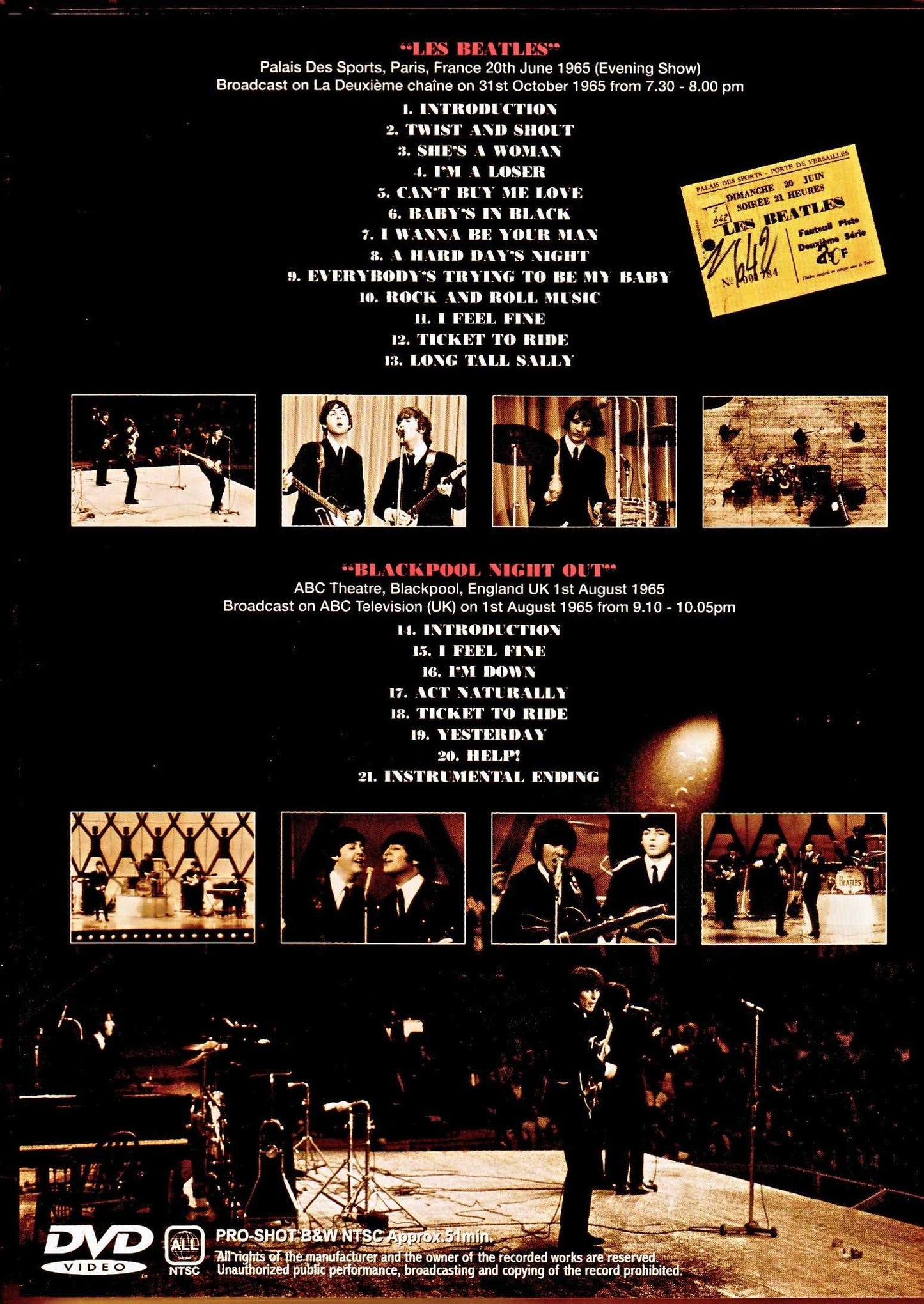 Beatles/Paris performance 1965 New Remaster & more