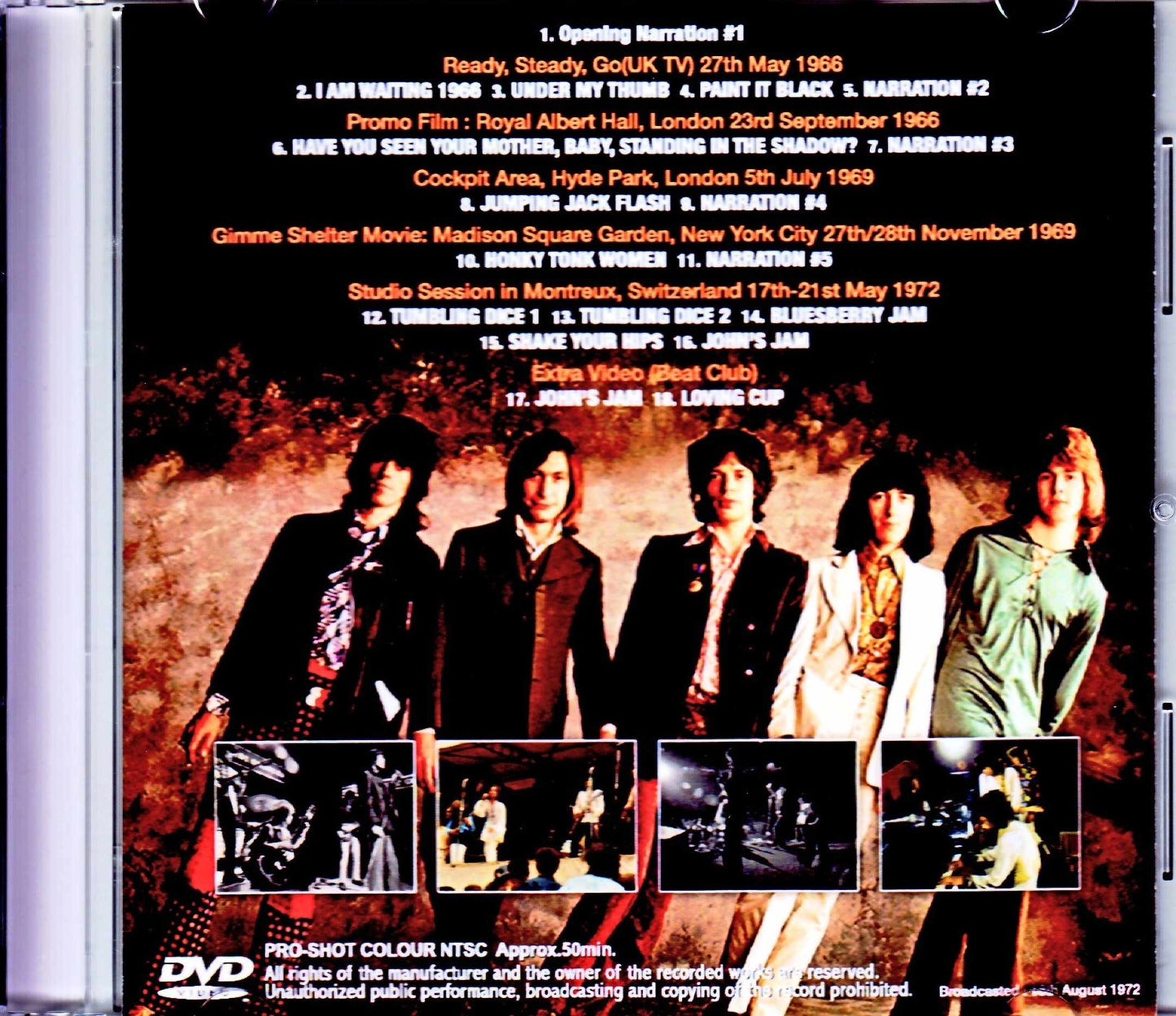 Rolling Stones/The Old Gray Whistle Test featured the Stones on a BBC music program.