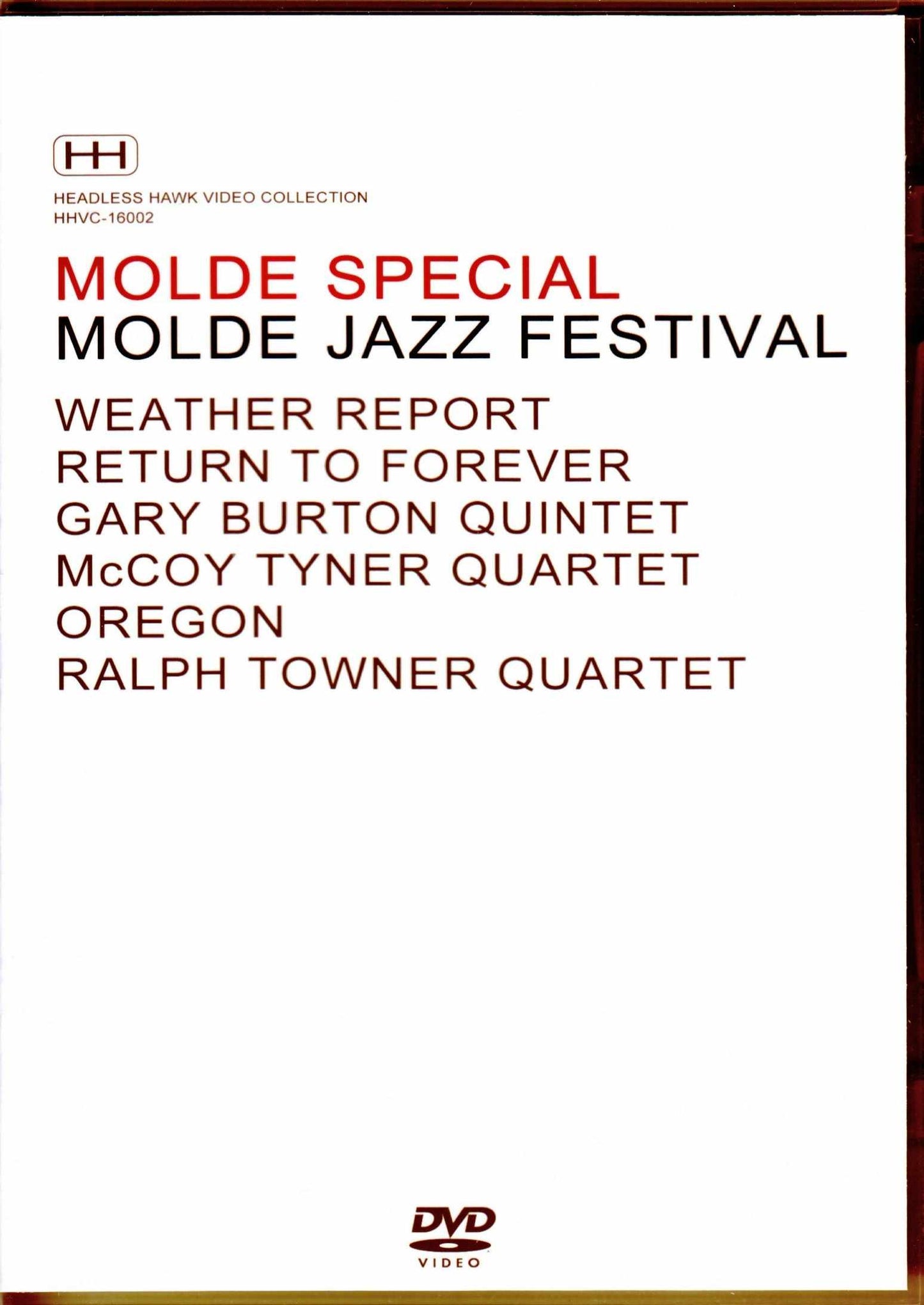 Various Artists Weather Report,Return to Forever,Gary Burton,McCoy Tyner/Norway Molde Jazz Festival Vol.1