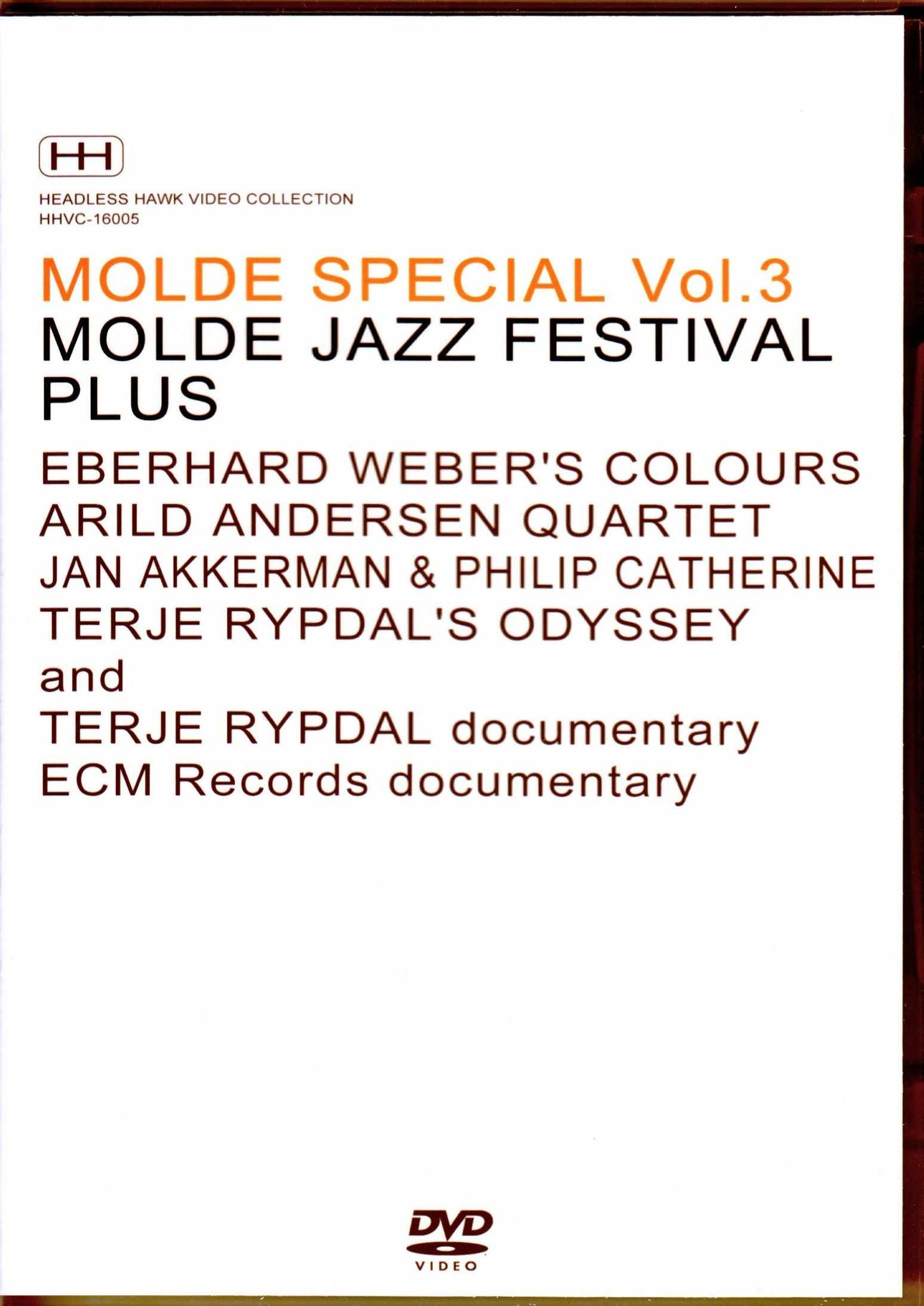 Various Artists Eberhard Weber Arild Andersen,Jan Akkerman,Terje Rypdal/Norway Molde Jazz Festival Vol.3