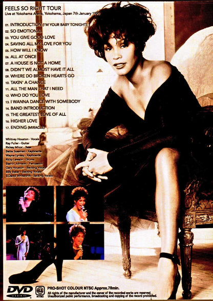 Whitney Houston/Yokohama Arena performance 1990 TV special program