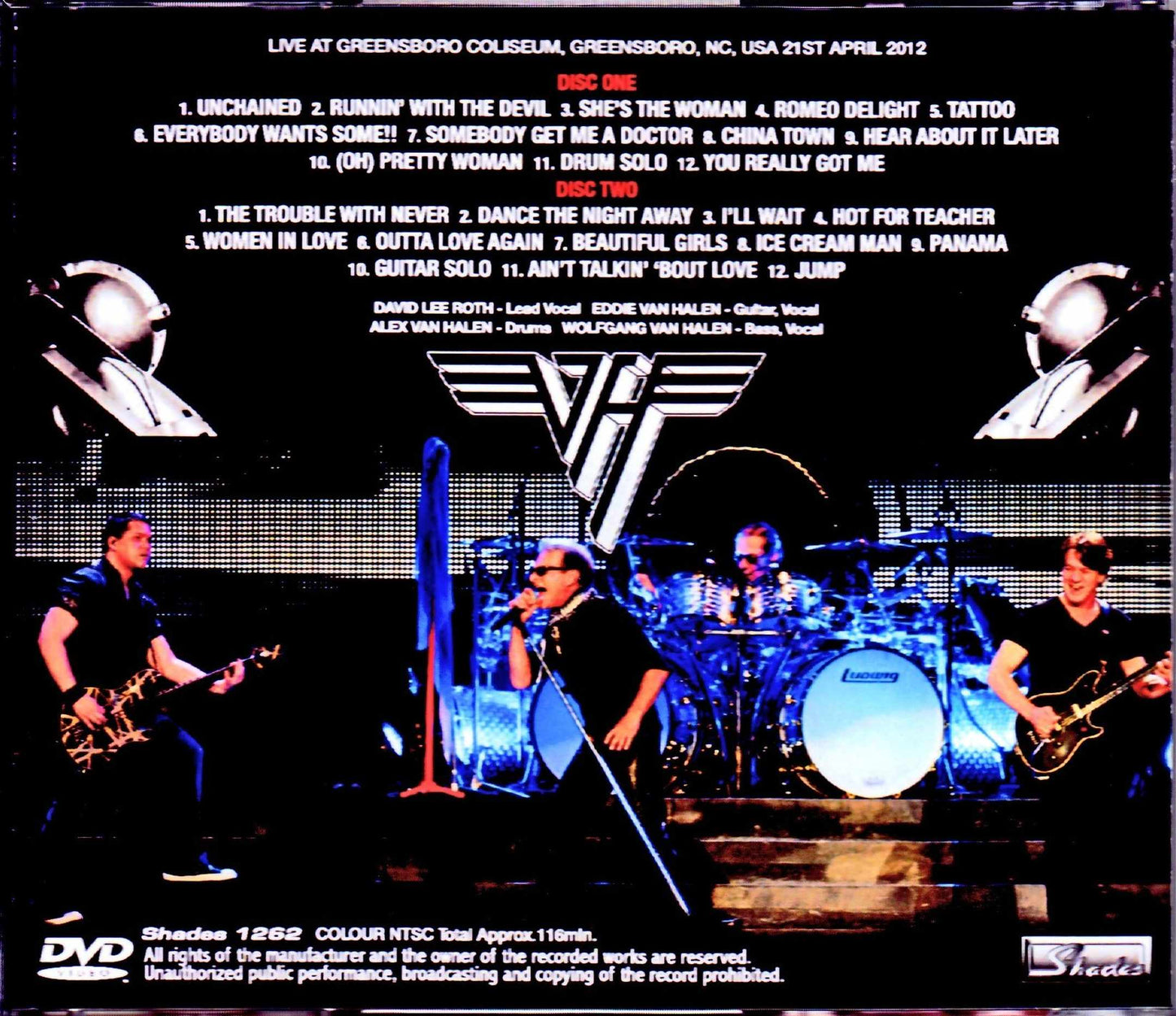 Van Halen/NC,USA 2012