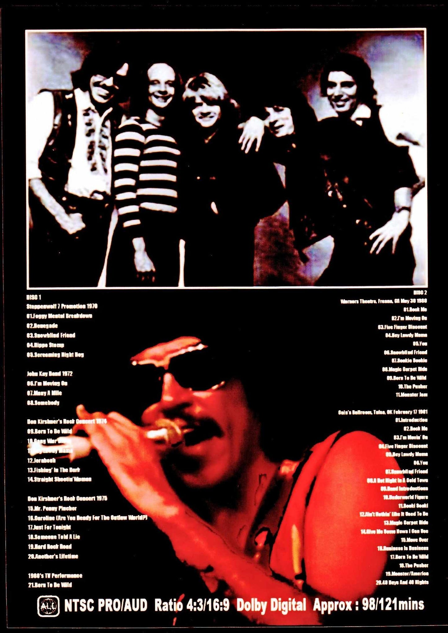 Steppenwolf/Historical Activities Video Collection 1970-1981